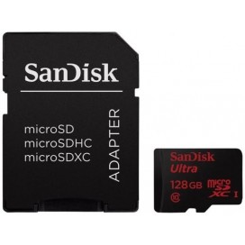 SAN DISK Micro SD Ultra 128GB XC/adattatore SD 100mbs let 3100763