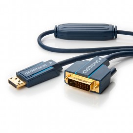 Cavo Monitor DisplayPort Maschio a DVI-D Maschio 5 m Blu