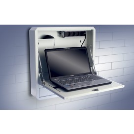 Box di Sicurezza per Notebook e Accessori per LIM Bianco RAL9010