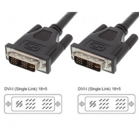 Cavo DVI analogico/digitale M/M Single Link 1,8 m (DVI-I)