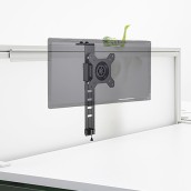 Supporto monitor 13-27'' per montaggio su pannelli divisori ufficio