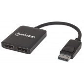 Splitter Hub DisplayPort a 2 porte DisplayPort con MST 