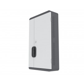 Armadietto a Parete per Ricarica 12 Tablet o Smartphone Grigio