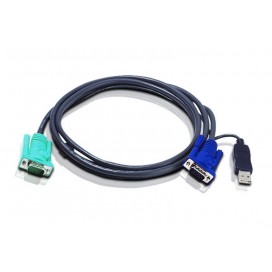 Cavo per KVM 15 HD Poli a 15 Poli e USB, 2L-5203U