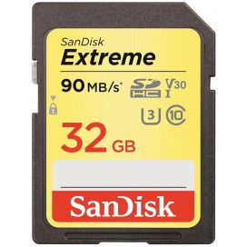 SAN DISK Secure Digital Extreme 32GB HC 90MB/s lett40MB/s 3100570