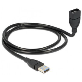 Cavo semi-rigido USB3.0 A Maschio / A Femmina 50cm Nero