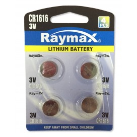 Batterie a Bottone Litio CR1616 (set 4 pz)