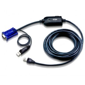 Adattatore KVM VGA 1 porta USB con cavo 5m