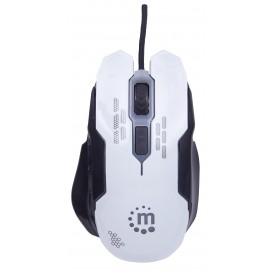 Mouse Gaming USB 2400dpi 6 Tasti Bianco